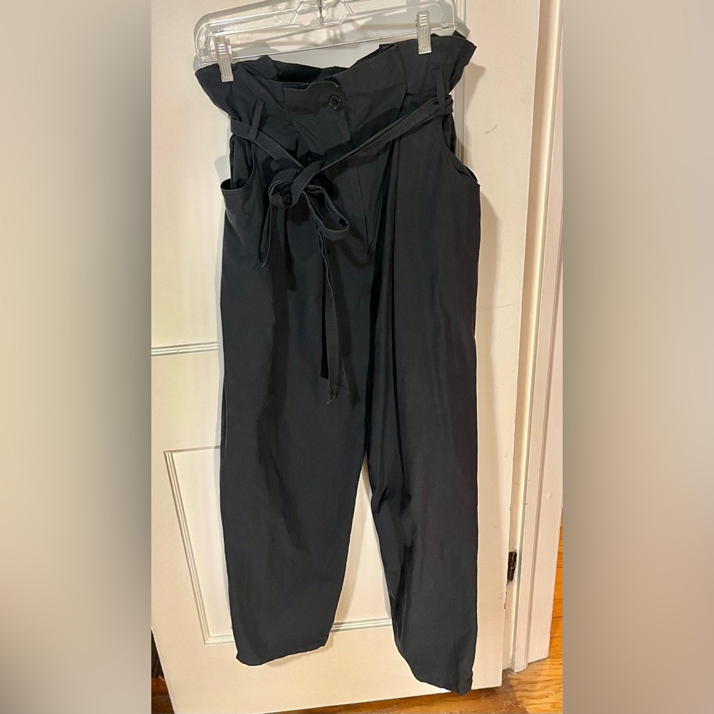 COS Charcoal Pants with Waist Detail